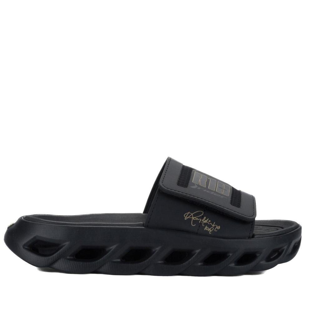 Chinelo Slide Masculino Rider R Power R10 12583 Preto/Dourado