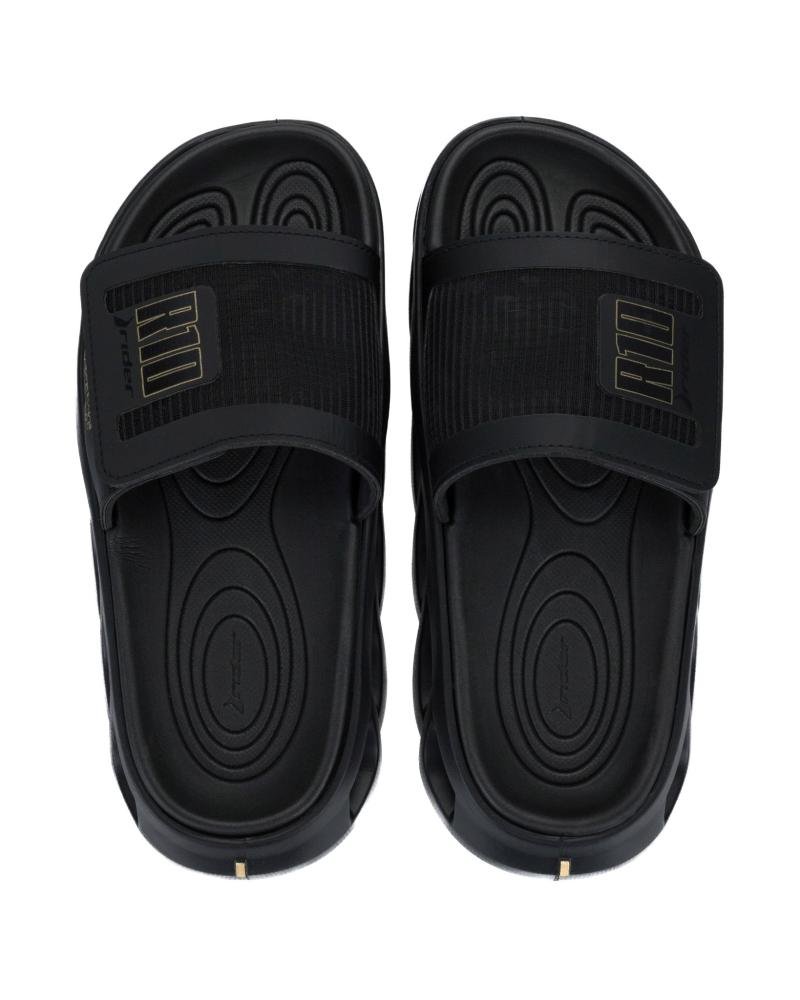 Chinelo Slide Masculino Rider R Power R10 12583 Preto/Dourado Preto 3