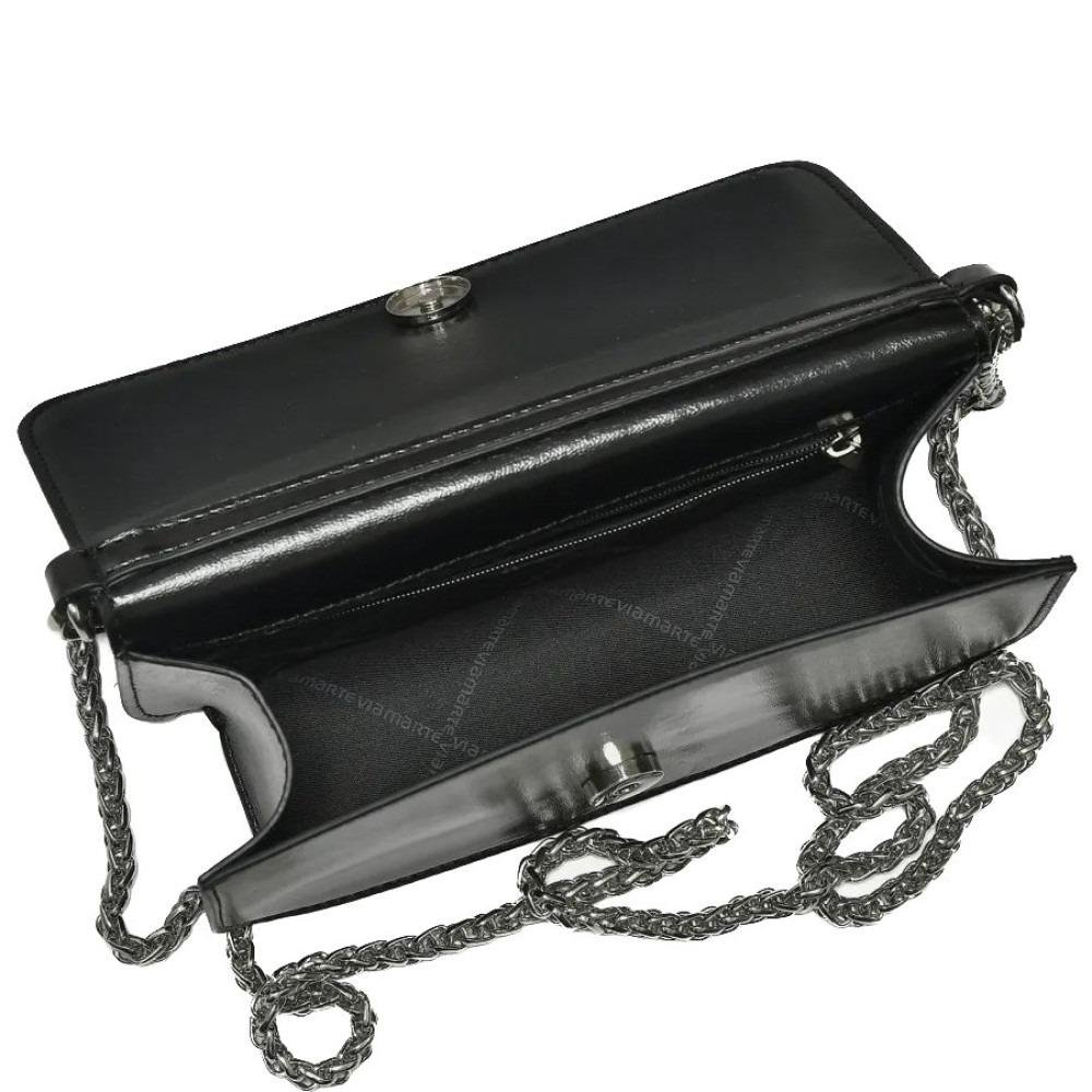 Bolsa Feminina Crossbody Bag Via Marte B2-714-01 Preto Preto 7