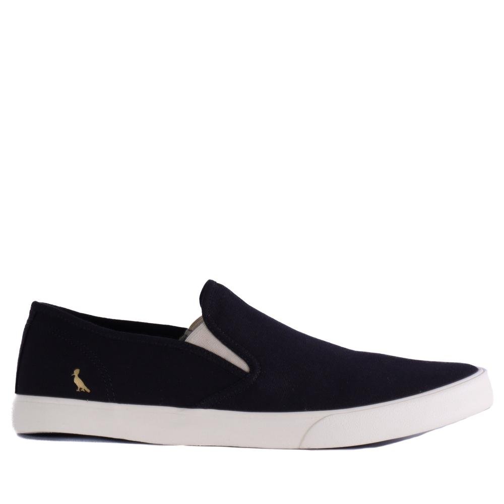 Tênis Masculino Slip-On Reserva R751070005 Preto/Off White