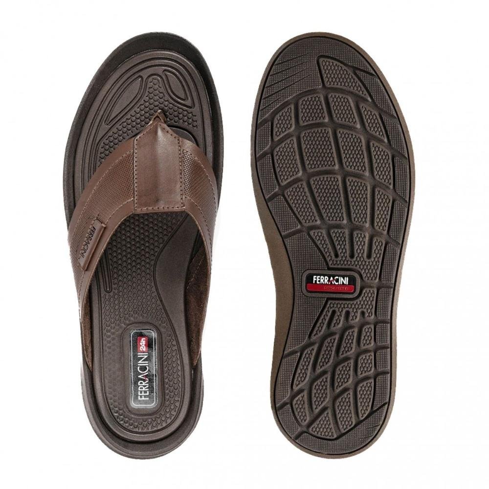 Chinelo Masculino Ferracini Dakar 1590b Café Marrom 4