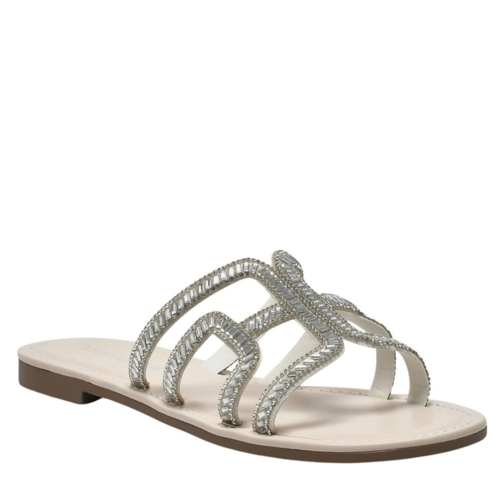 Rasteirinha Via Marte Feminina 308-004 Branco Branco 3