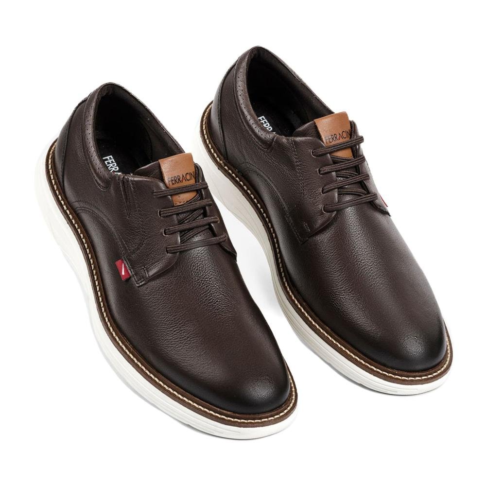 Sapato Masculino Ferracini Full 4565-696i Tabaco Marrom 2
