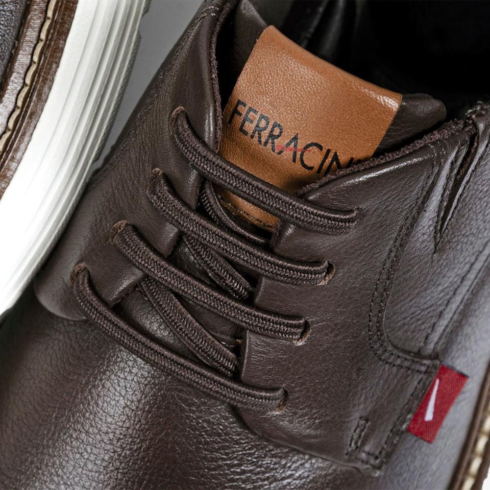 Sapato Masculino Ferracini Full 4565-696i Tabaco Marrom 3