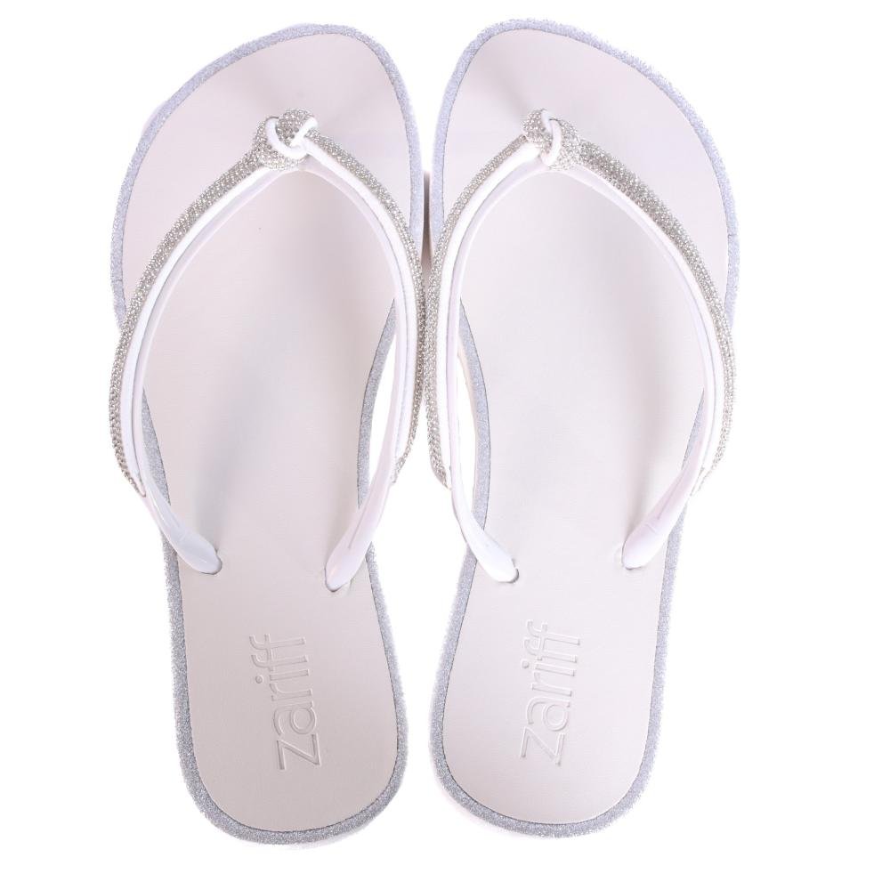 Chinelo Feminino Zariff 2304 Branco Branco 2