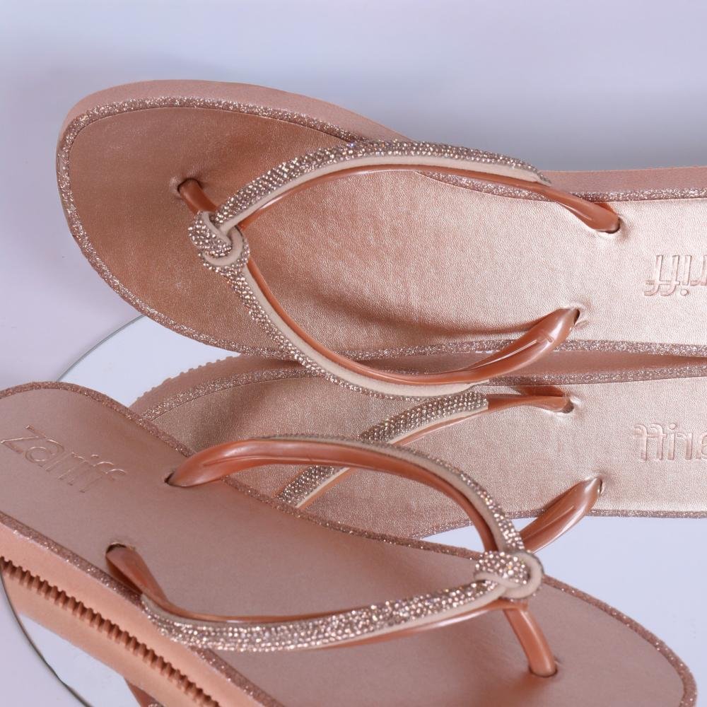 Chinelo Feminino Zariff 2304 Cobre Cobre 10
