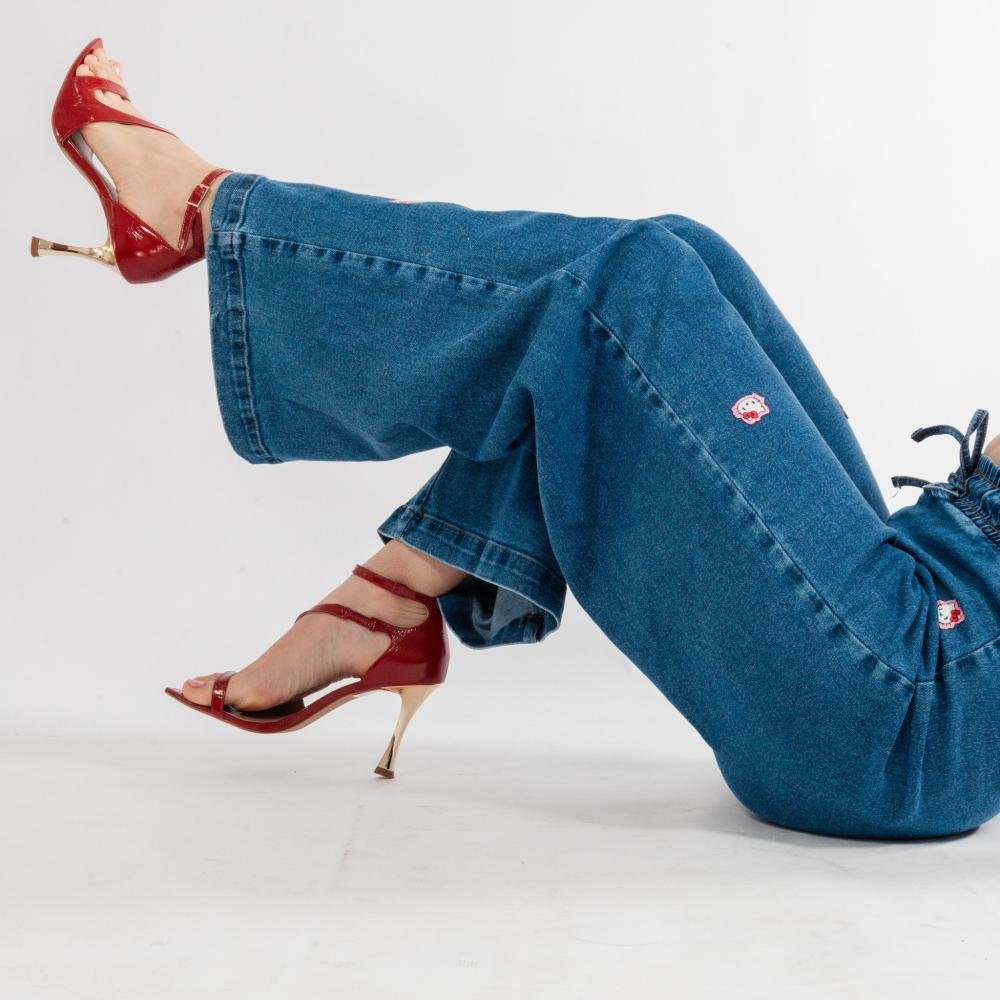 Sandália Feminina Zariff 6010525 Vermelho Vermelho 2