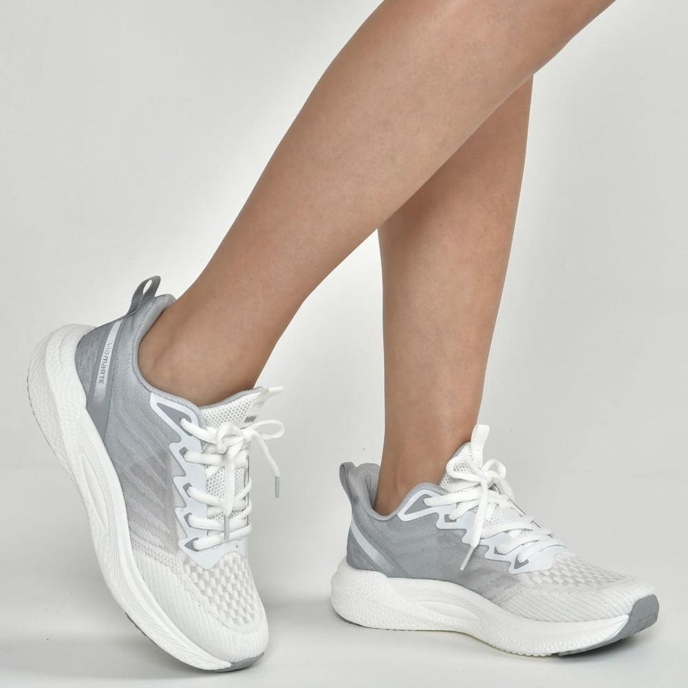 Tênis Via Marte Feminino Esportivo 262-001-01 Branco Branco 2