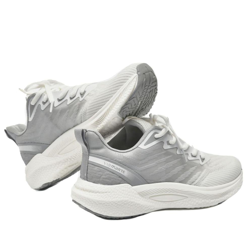 Tênis Via Marte Feminino Esportivo 262-001-01 Branco Branco 4