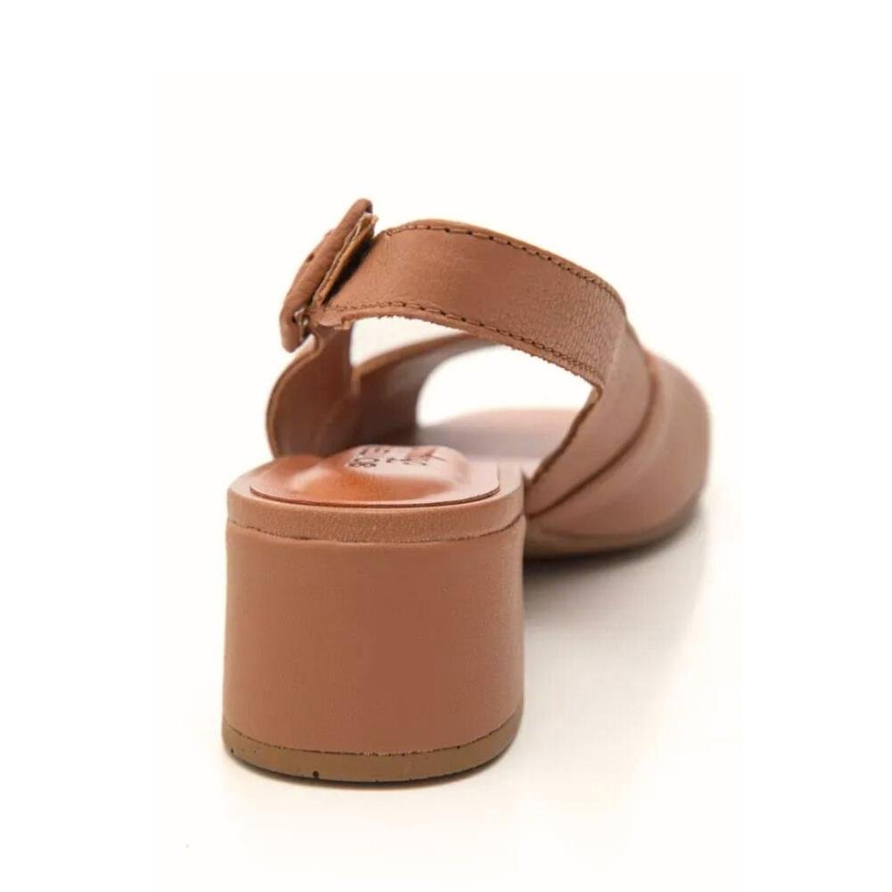 Sandália Feminina Bottero com Salto Bloco 374004. Caramelo Caramelo 3