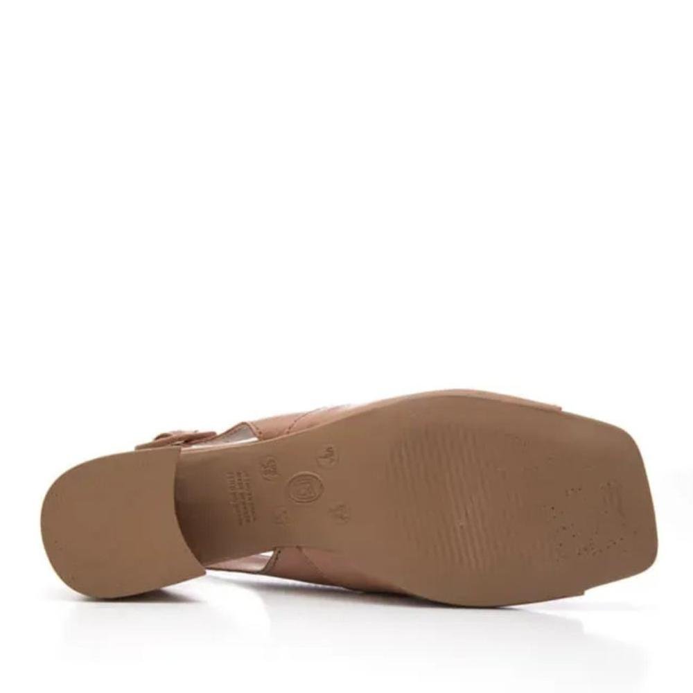 Sandália Feminina Bottero com Salto Bloco 374004. Caramelo Caramelo 4