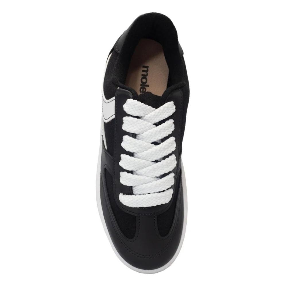 Tênis Moleca Feminino 5791.113 Preto/Branco Preto/Branco 3