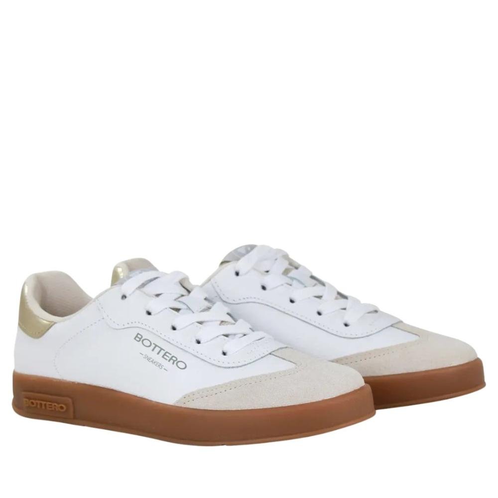 Tênis Feminino Bottero Casual 364905 Marfim Marfim 5