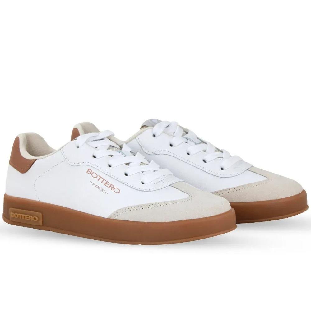 Tênis Feminino Bottero Casual 364905 Marfim Marfim 7