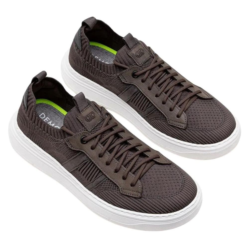 Tênis Democrata Masculino Joe Ultra Light 526105 Smoke Marrom 2