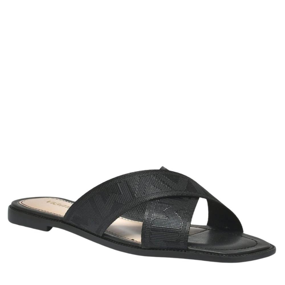 Rasteirinha Via Marte Feminino 292-003 Preto Preto 3