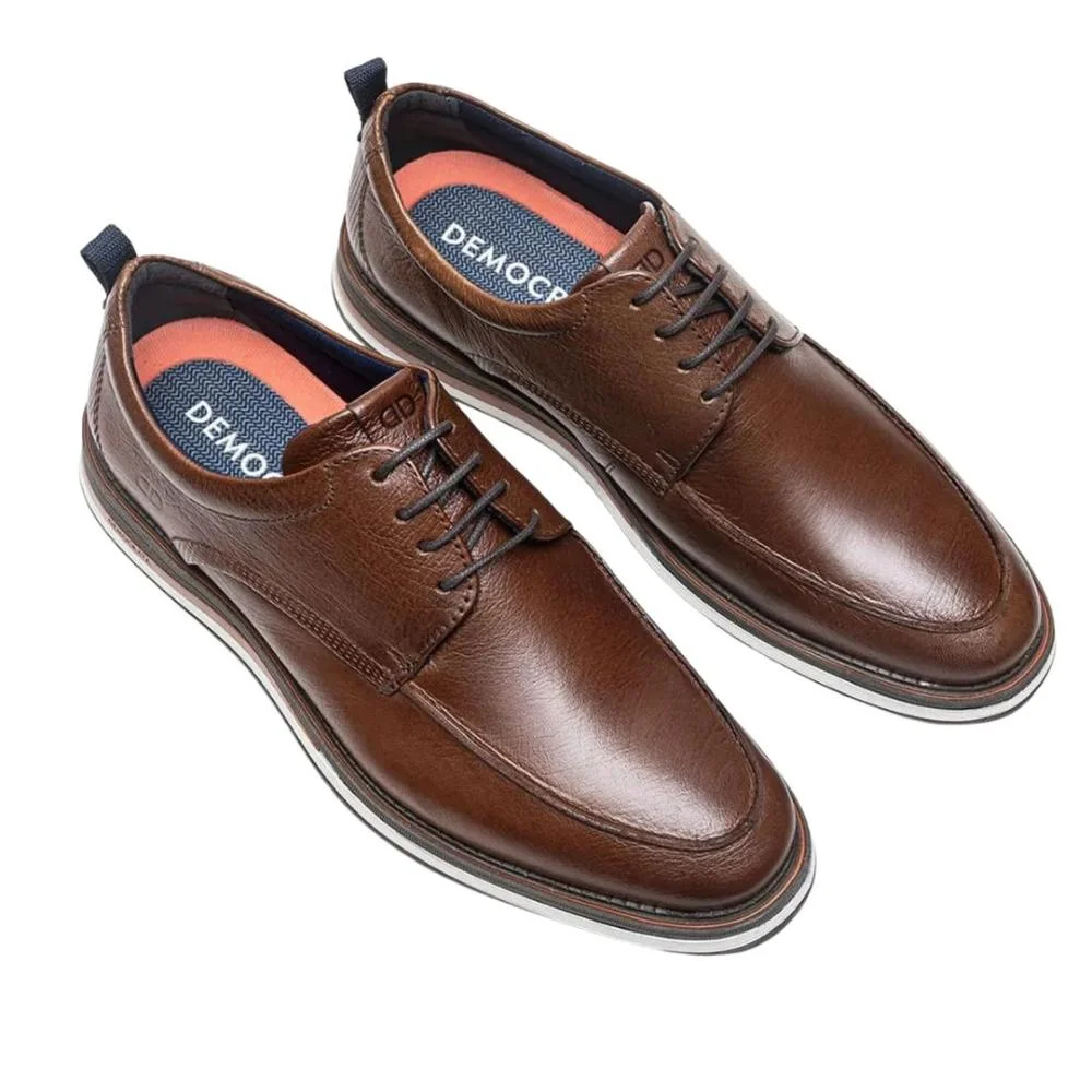 Sapato Democrata Masculino Type Metropolitan 272102 Conhaque Conhaque 2