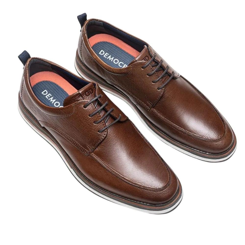 Sapato Democrata Masculino Type Metropolitan 272102 Conhaque Conhaque 2