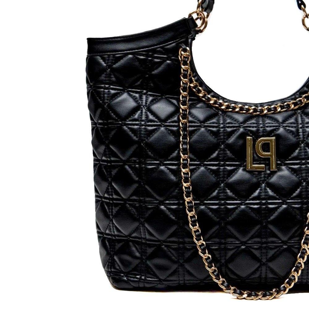 Bolsa Lança Perfume Shopping Bag Matelassê 538ob000737 Preto Preto 5