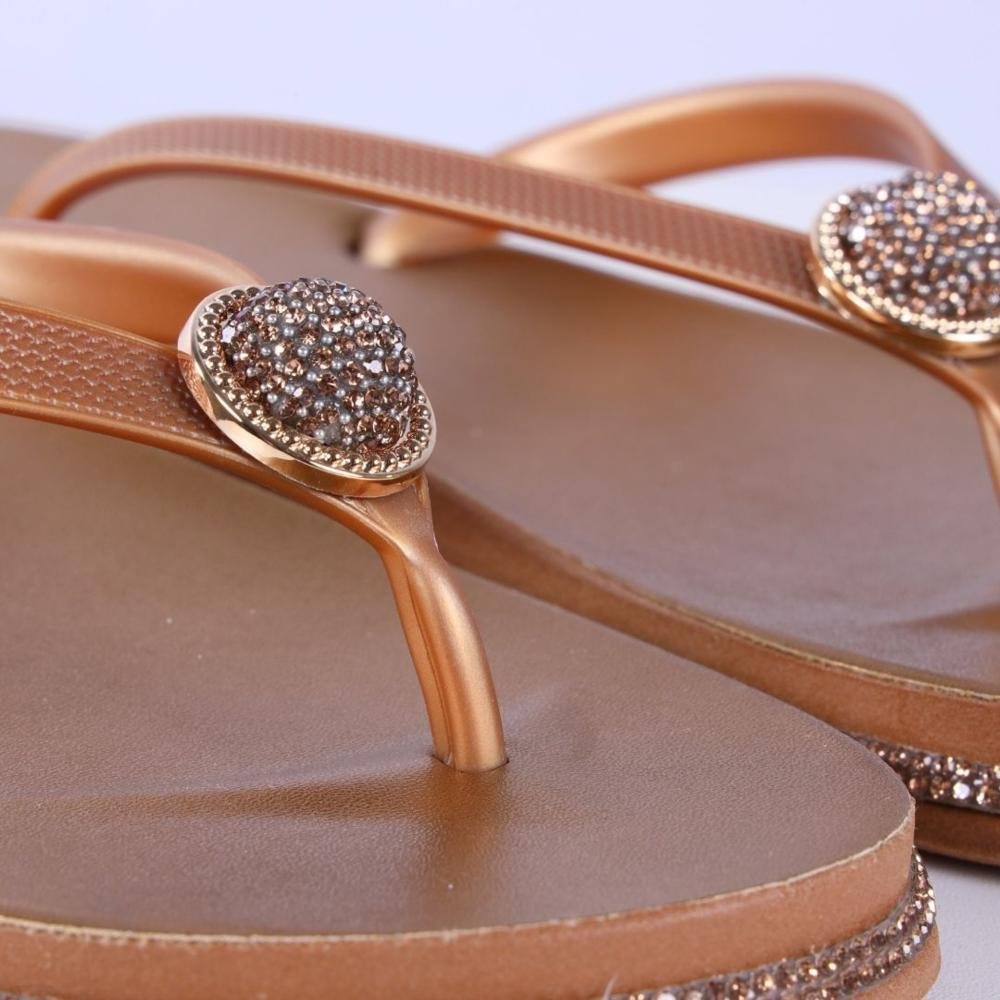 Chinelo Feminino Zariff Pr161 Bronze Bronze 5