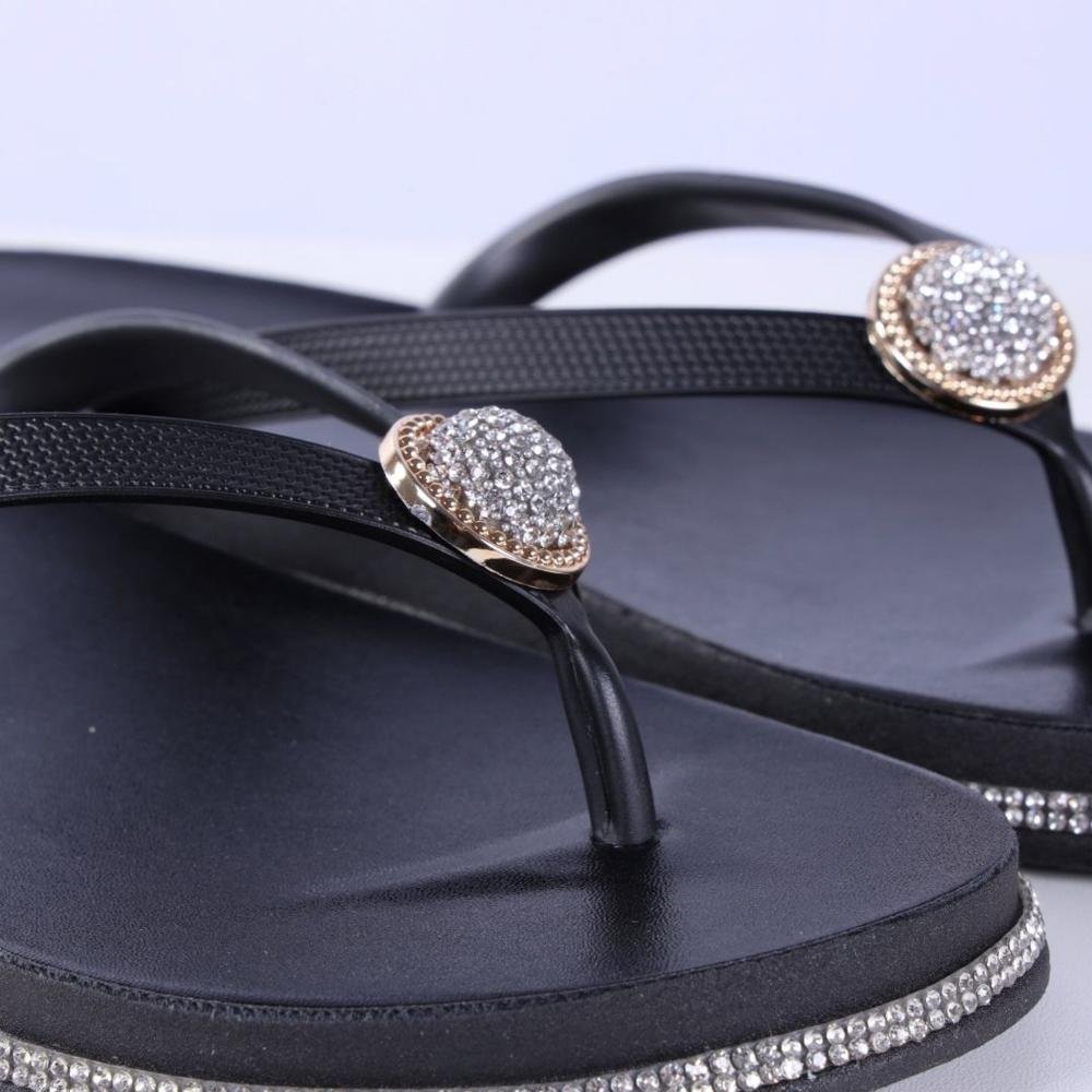 Chinelo Feminino Zariff Pr161 Preto Preto 5