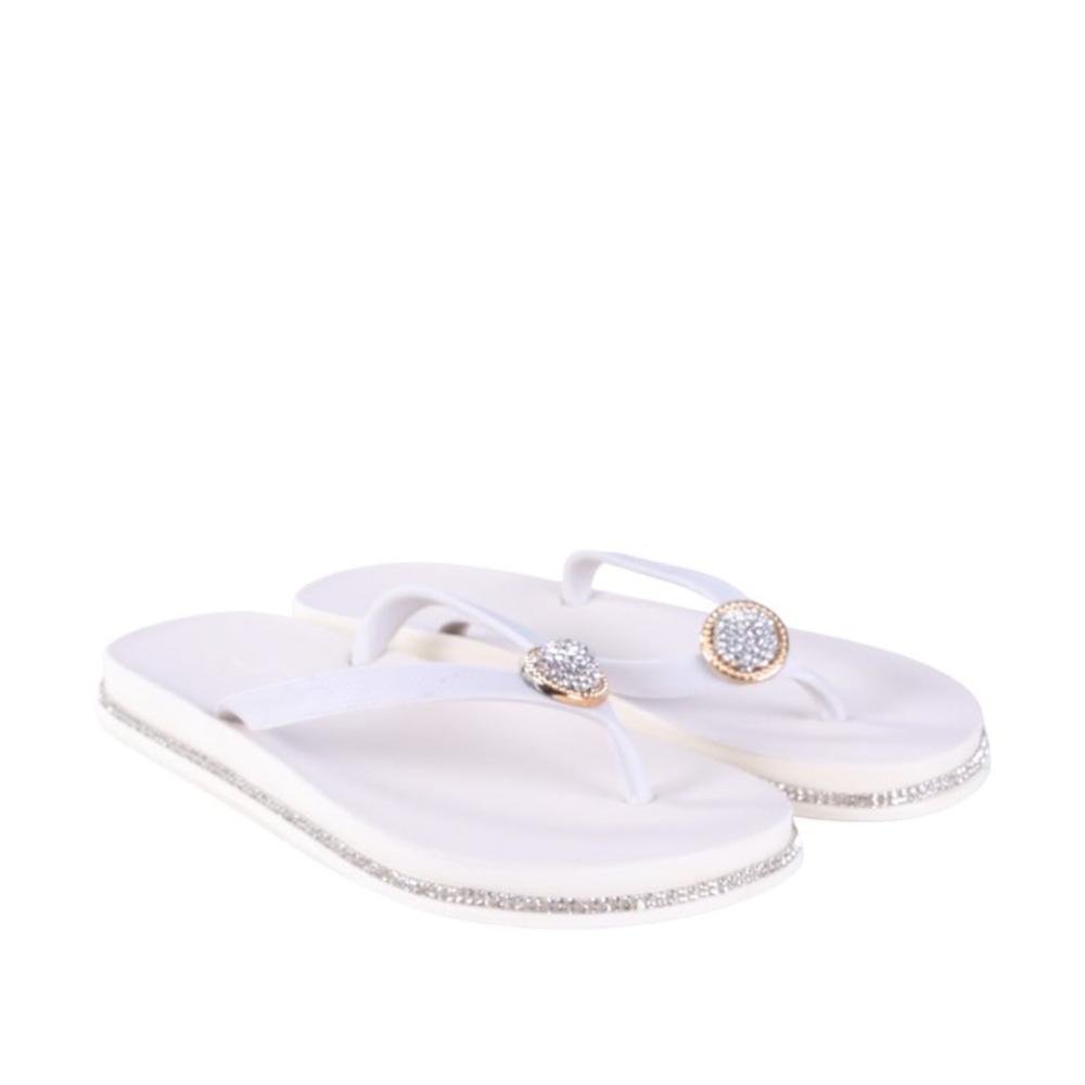 Chinelo Feminino Zariff Pr161 Branco Branco 2