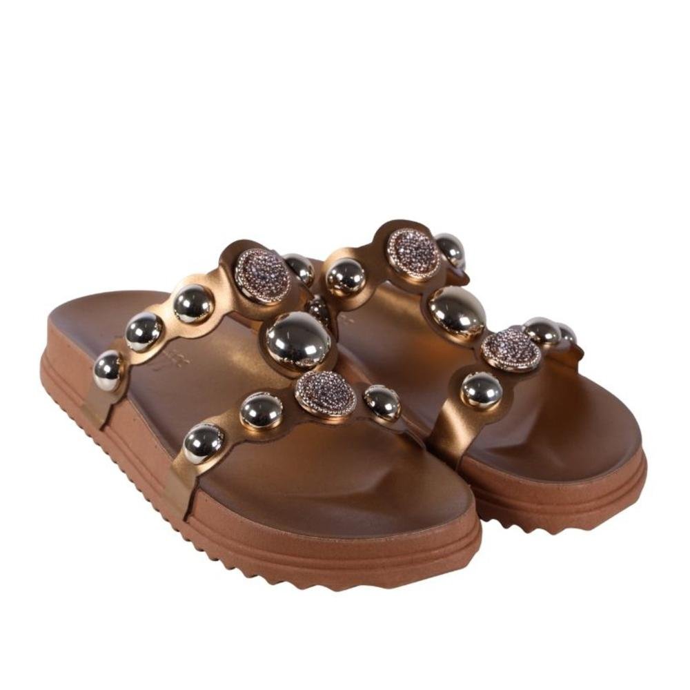 Papete Feminina Zariff Pp902 Bronze Marrom 2