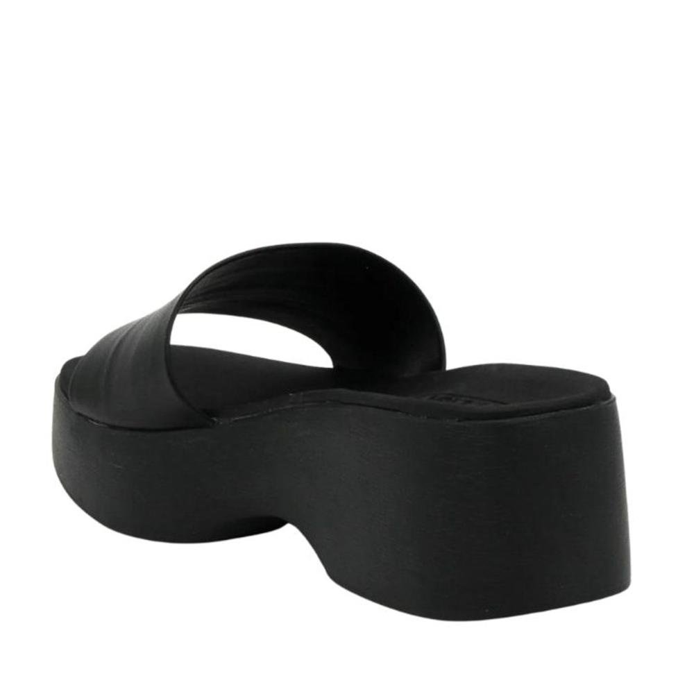 Tamanco Flatform Feminino Moleca 5503,100 Preto Preto 4