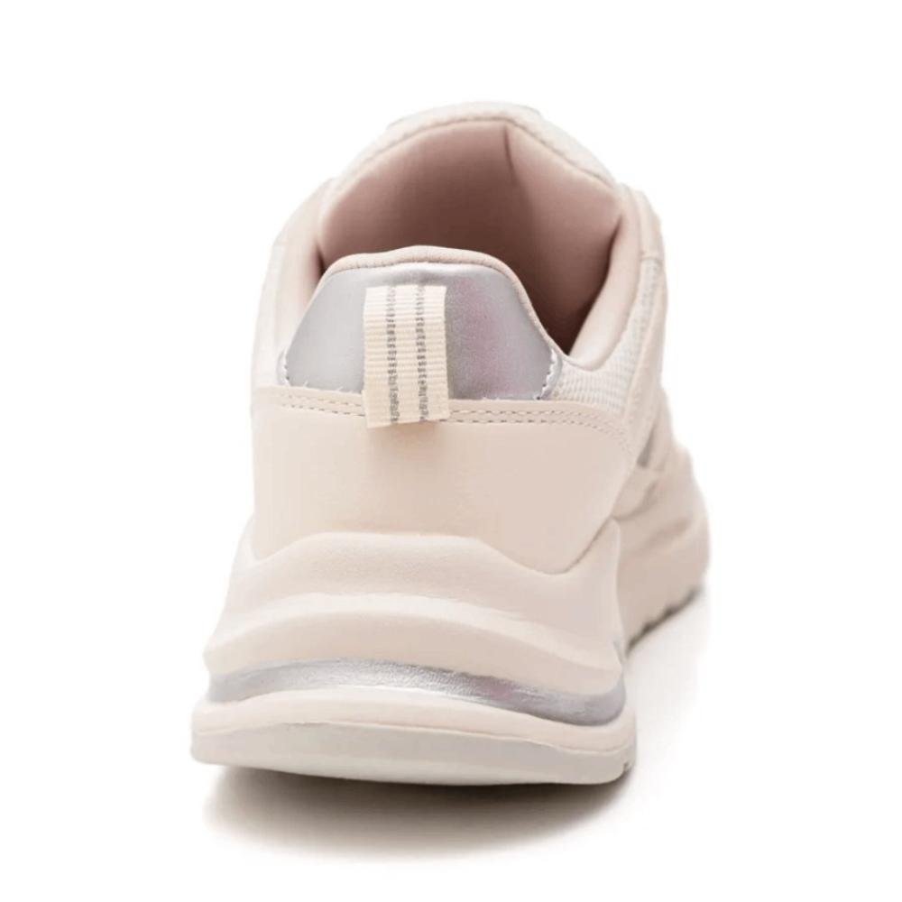Tênis Via Marte Feminino Casual 322-001 Marfim/Prata Bege 3