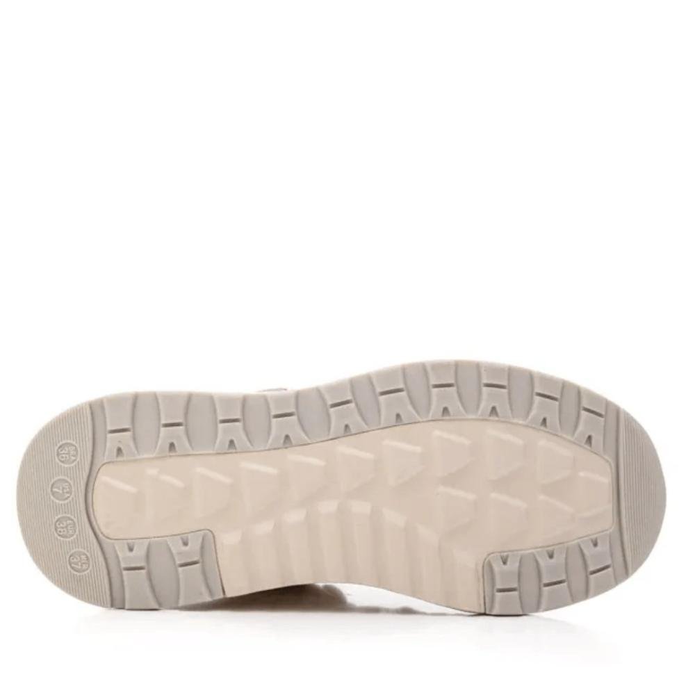 Tênis Via Marte Feminino Casual 322-001 Marfim/Prata Bege 4