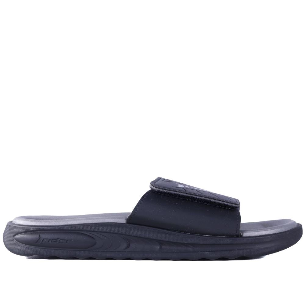 Chinelo Masculino Rider Slide Grendene 12529 Preto/Cinza