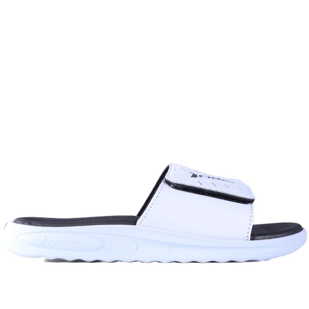 Chinelo Masculino Rider Slide Grendene 12529 Branco/Preto