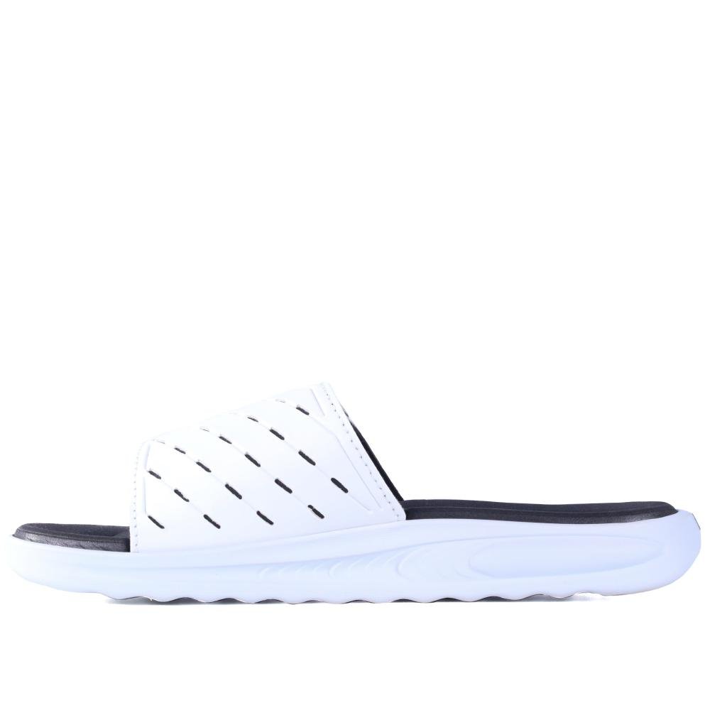 Chinelo Masculino Rider Slide Grendene 12529 Branco/Preto Branco 2