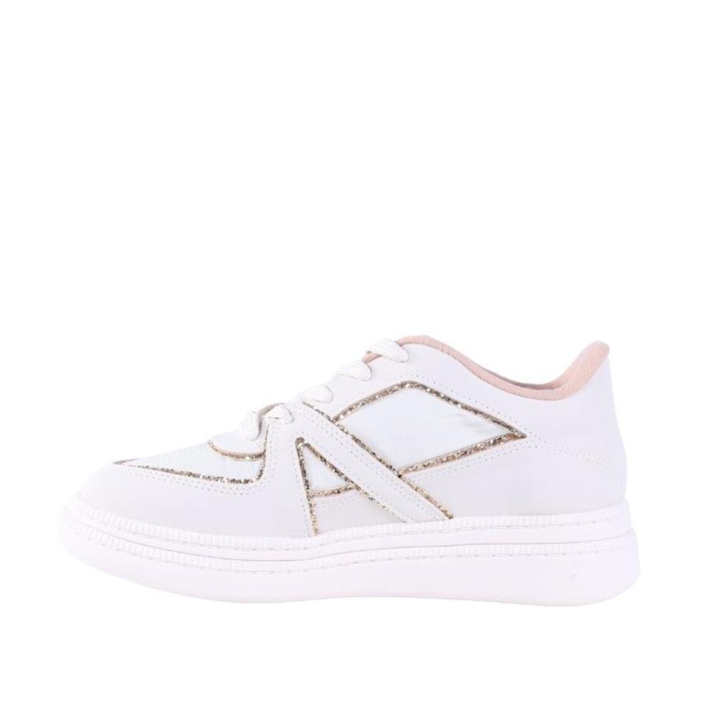 Tênis Feminino Moleca Casual 5816,108 Branco Off Branco 2