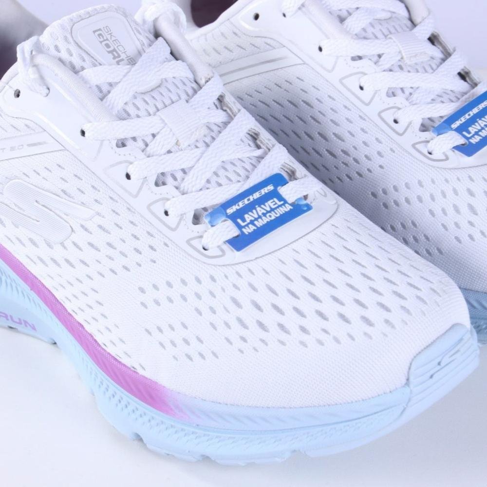 Tênis Skechers Feminino 128607br Branco Branco 5