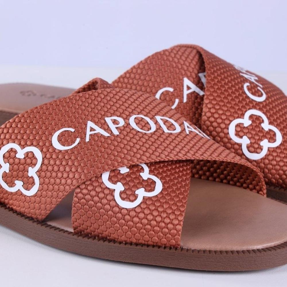 Rasteirinha Capodarte Feminina 4018438 Camel Marrom 6