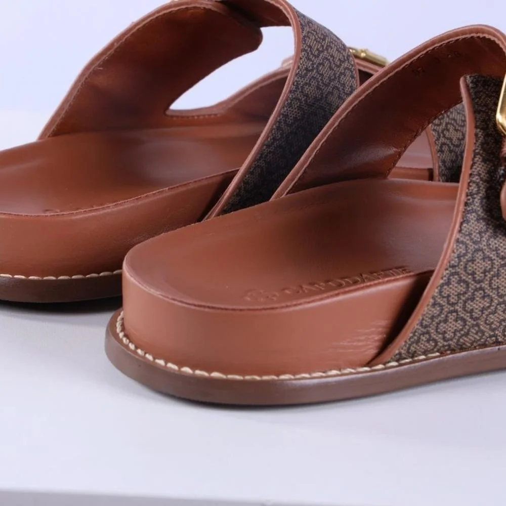 Papete Capodarte Feminina 4019352. Monograma Marrom 2