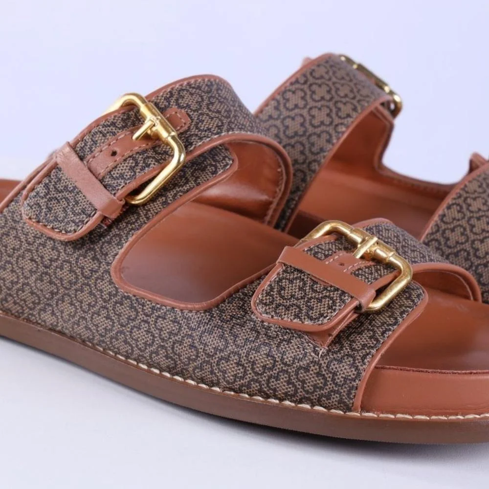 Papete Capodarte Feminina 4019352. Monograma Marrom 3