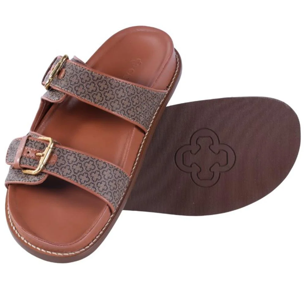 Papete Capodarte Feminina 4019352. Monograma Marrom 4