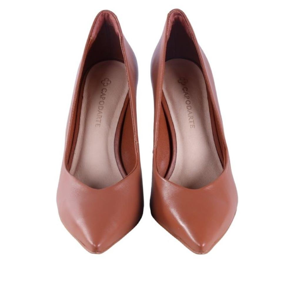 Scarpin Feminino Capodarte 4019358 Camel Marrom 6