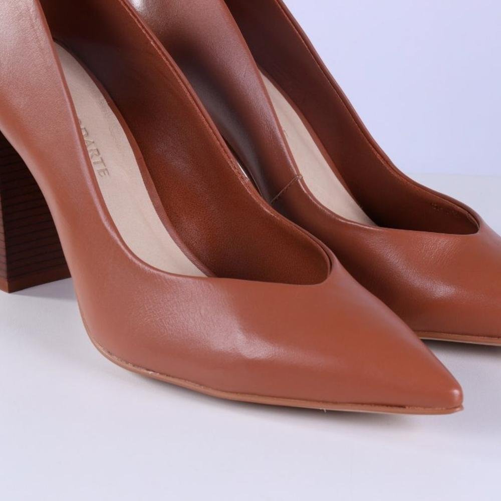 Scarpin Feminino Capodarte 4019358 Camel Marrom 7