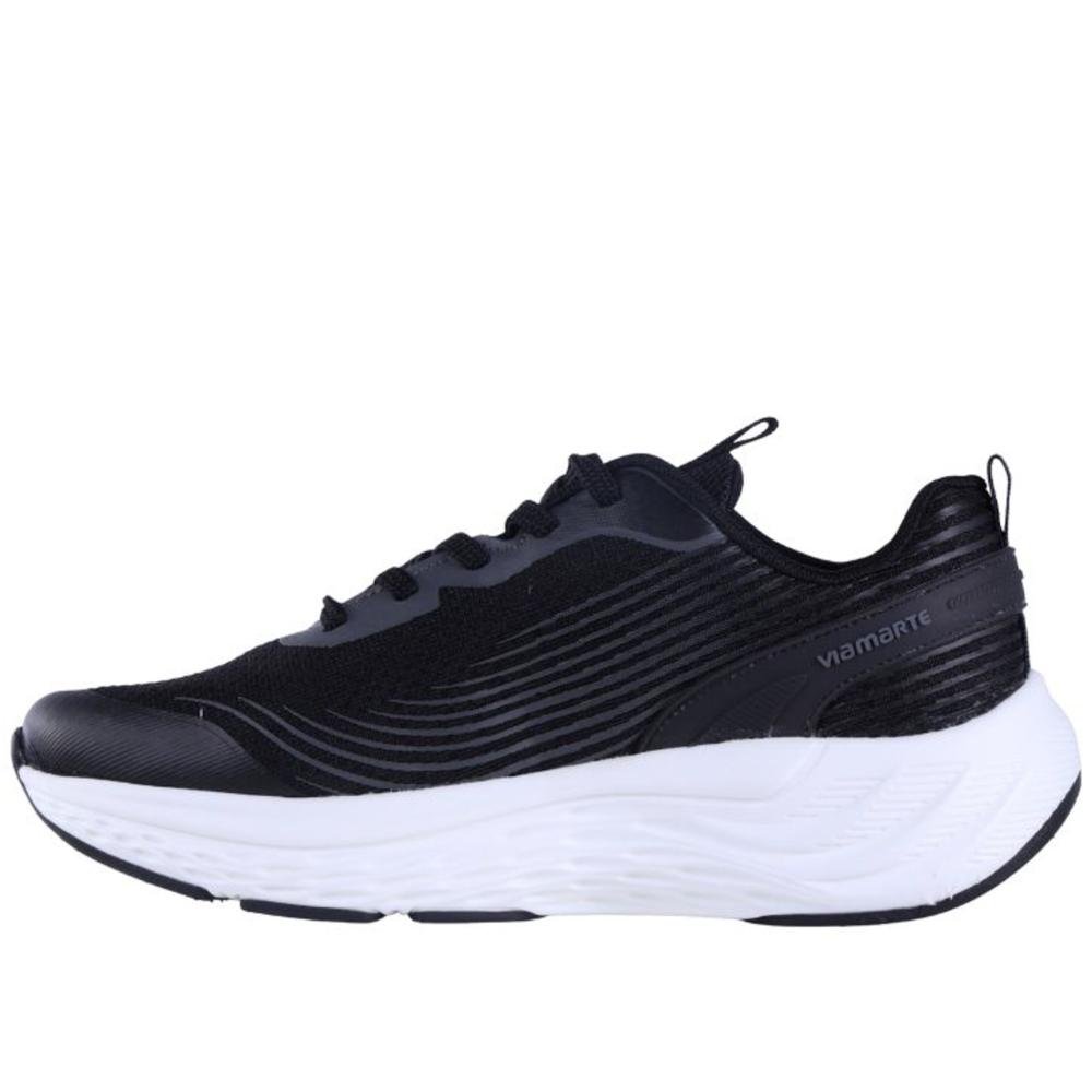Tênis Running Via Marte Feminino 324-001 Preto Cinza 6