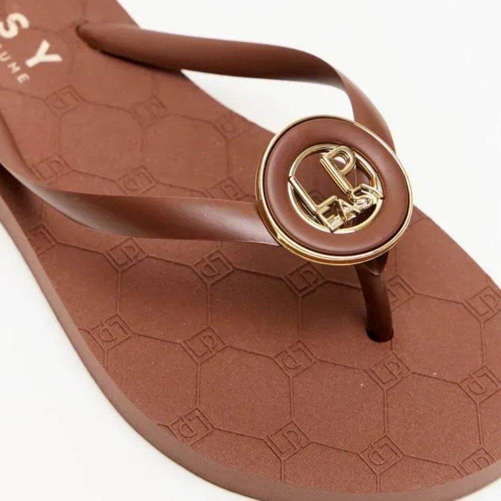 Chinelo Lança Perfume Feminino 537ch000683 Camel Marrom 3