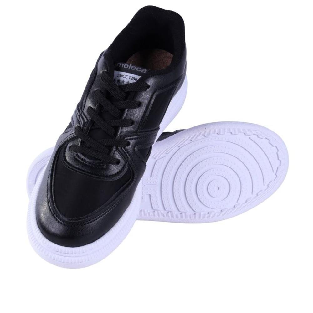 Tênis Feminino Moleca Casual 5816,108 Preto Preto 4