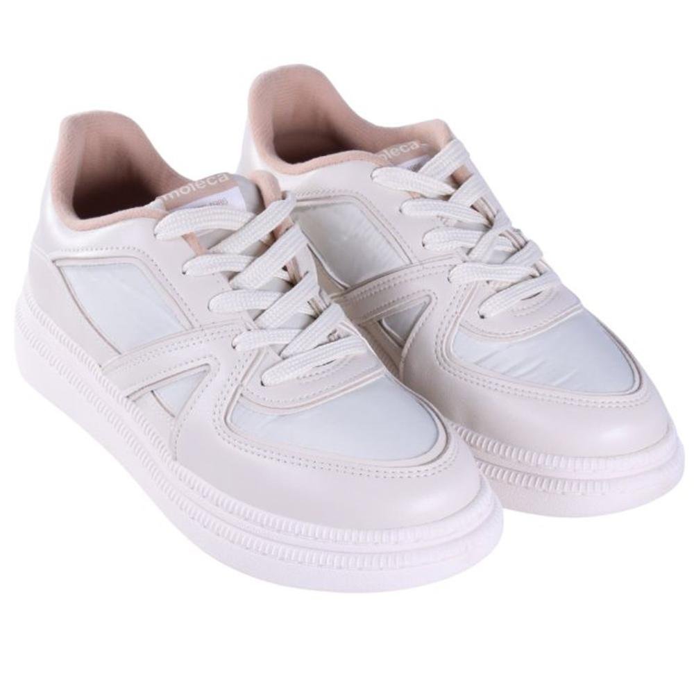 Tênis Feminino Moleca Casual 5816,108 Branco Off Off White 2