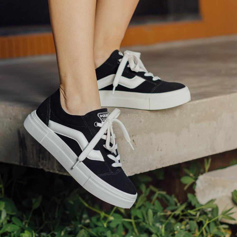 Tênis Feminino Quiz 61-1832 Preto Preto 4