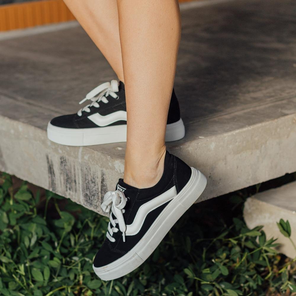 Tênis Feminino Quiz 61-1832 Preto Preto 5