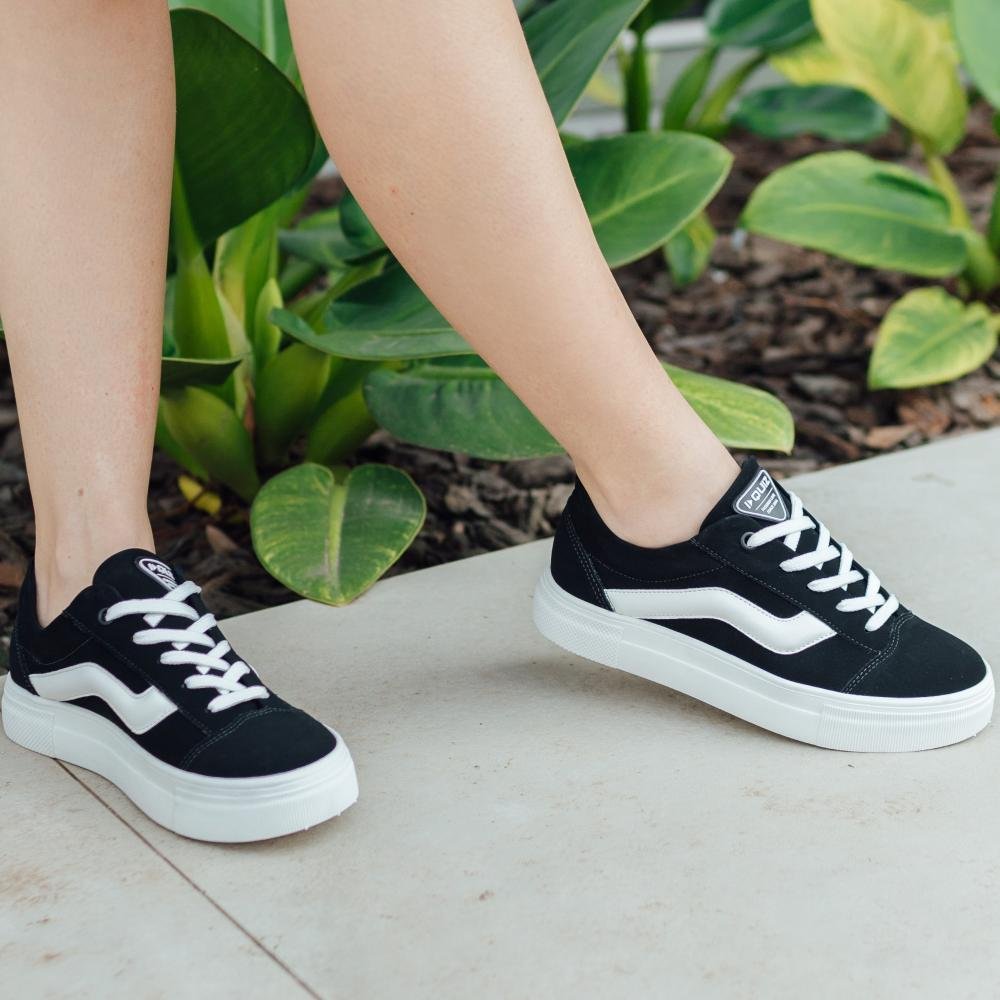 Tênis Feminino Quiz 61-1832 Preto Preto 10