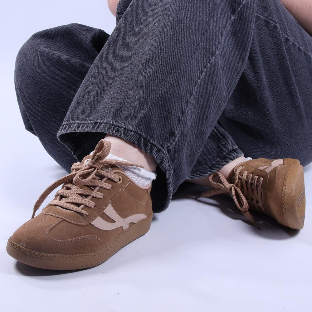 Tênis Feminino Quiz 69-1739 Amendoa Marrom 9