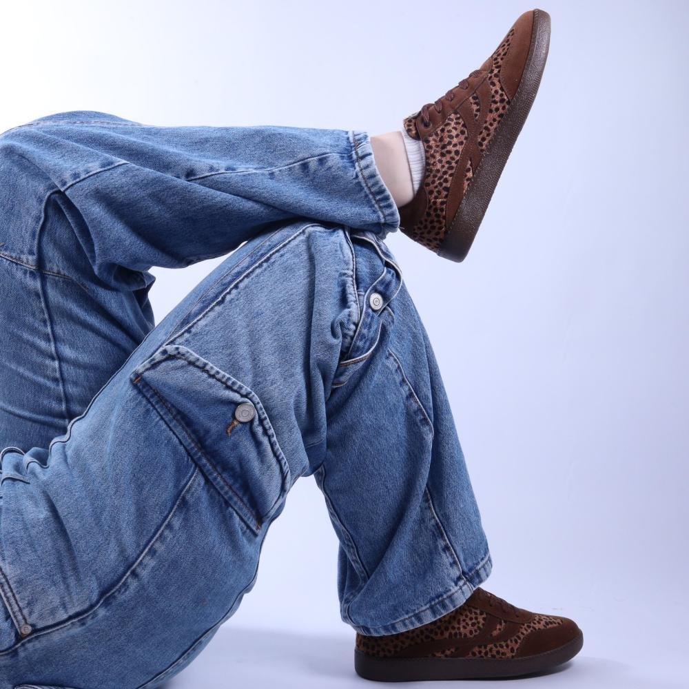 Tênis Feminino Quiz 69-1739 Leopardo Marrom 12